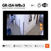 monitoring cctv ip w wideodomofononie greon ip