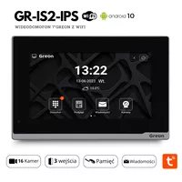 GR-OS10K(G) GR-IS2 IPS switch breloki Wideodomofon PREMIUM WiFi IP Greon, Android10, z Tuya, 16 CCTV, zdjęcia, filmy, natynkowy, z szyfratorem, czytnik 125KHz i 13,56MHz, brama i furtka, czarny - 8