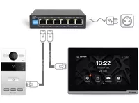 GR-OS10K(G) GR-IS2 IPS switch breloki Wideodomofon PREMIUM WiFi IP Greon, Android10, z Tuya, 16 CCTV, zdjęcia, filmy, natynkowy, z szyfratorem, czytnik 125KHz i 13,56MHz, brama i furtka, czarny - 6