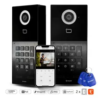 GR-OS10K(G) GR-IS2 IPS switch breloki Wideodomofon PREMIUM WiFi IP Greon, Android10, z Tuya, 16 CCTV, zdjęcia, filmy, natynkowy, z szyfratorem, czytnik 125KHz i 13,56MHz, brama i furtka, czarny - 15