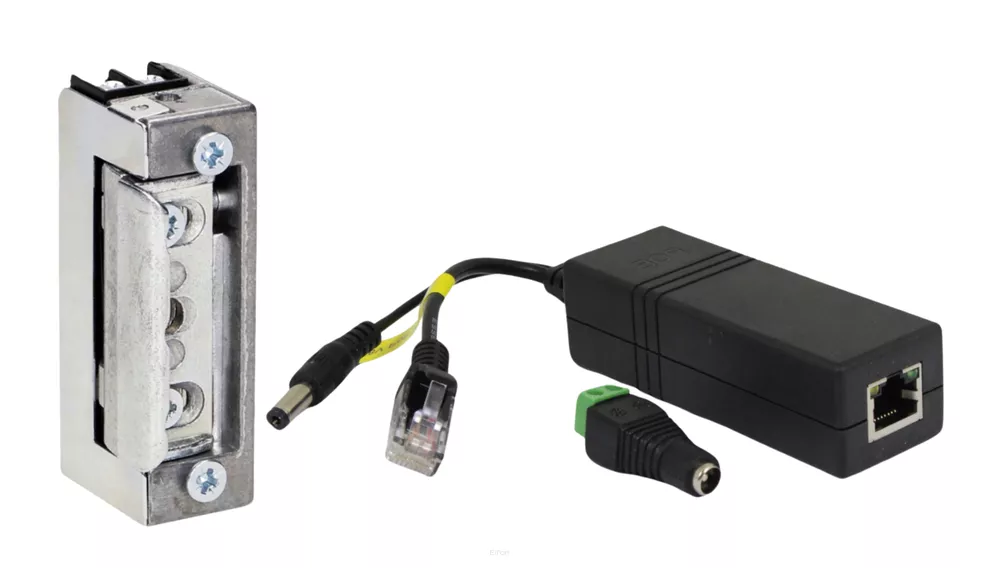 Elektrozaczep R4 symetryczny 12V DC splitter POE GR - SP1 - splitter sygnału PoE do zasilania elektrozaczepu