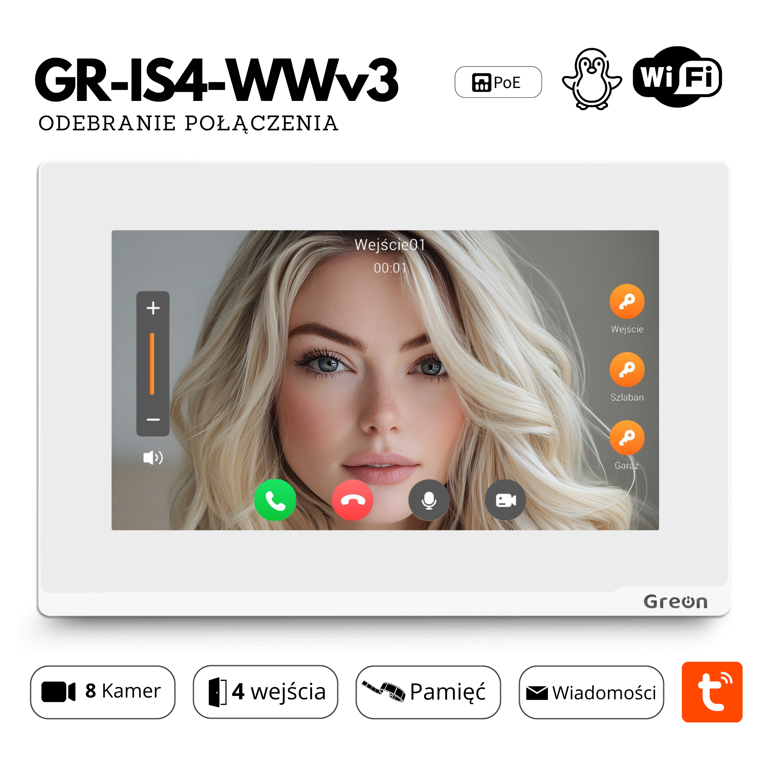 Wideodomofon GR-IS4wwv3